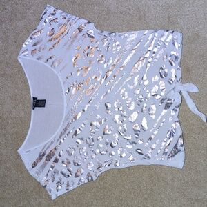 Rue21 Shimmering Silver Women's Tee